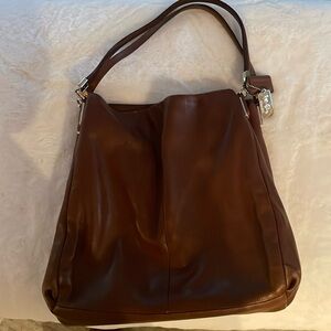 Coach Madison Phoebe brown leather shoulder bag